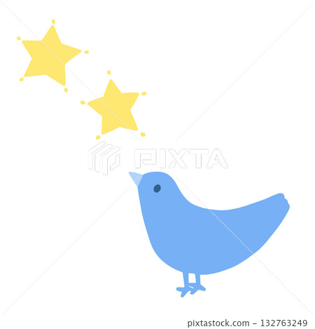 藍鳥凝望星空 藍鳥凝望星空 132763249