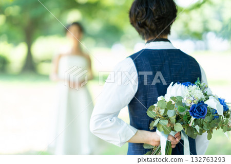 婚禮形象花園新娘 132763293