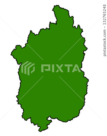 Map of Shiga Prefecture (green border) Map of Shiga Prefecture (green border) 132765248