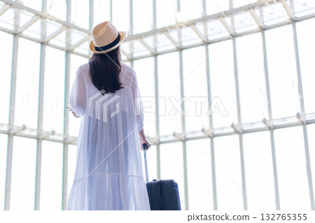 Women going on a trip Women going on a trip 132765355