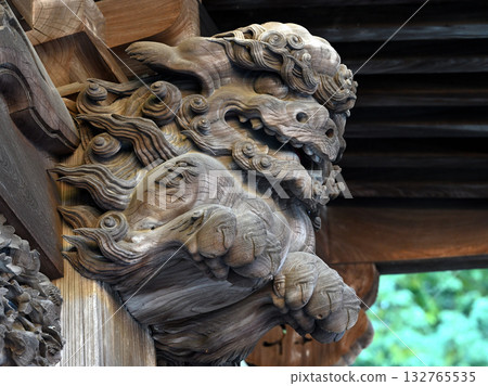 鎌倉妙本寺，宗司堂，木門楣 132765535