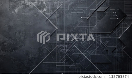 Futuristic technology background. Hi-tech circuit board illustration. 132765874