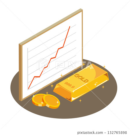 Rising gold prices Rising gold prices 132765898