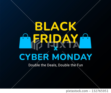 Black Friday Cyber Monday Shopping Deals 132765951