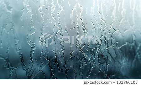 Frosted Glass Texture with Soft Blur Effect in Minimalist Abstract Style for Editorial and Commercial Use 132766103
