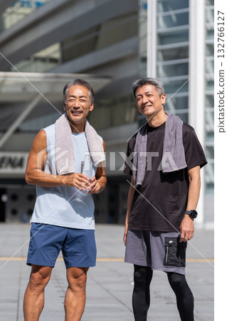 Senior man enjoying sports Senior man enjoying sports 132766127