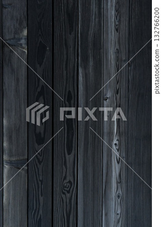 Mysterious Dark Wood Panel Close Up 132766200