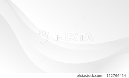 abstract white background with color gradient and decorative swirl lines 132766434