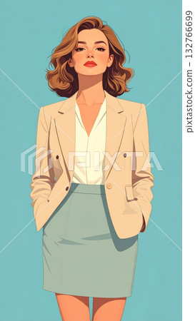 Office Lady vintage art Office Lady vintage art 132766699