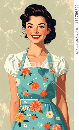 1980s Housewife vintage art 1980s Housewife vintage art 132766703