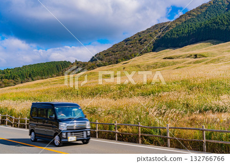 [Kanagawa Prefecture] A drive through Hakone Sengokuhara in the beautiful autumn scenery of Japanese pampas grass 132766766