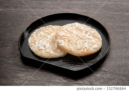 Japanese sweets, rice crackers Japanese sweets, rice crackers 132766864