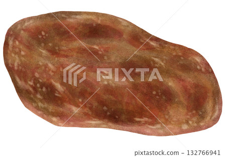 Grilled beef illustration 132766941