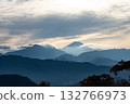 Mount Fuji as seen from the summit of Mount Takao 132766973
