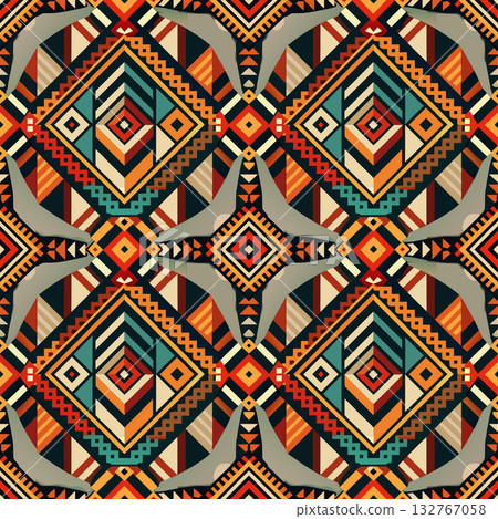 seamless vector pattern in the style of art deco, vintage, retro, vintage, wallpaper, design, textile, wrapping paper, packaging, background seamless vector pattern in the style of art deco, vintage, retro, vintage, wallpaper, design, textile, wrapping paper, packaging, background 132767058