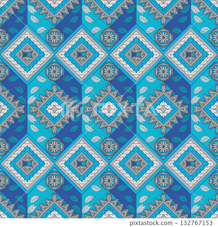 seamless vector pattern in the style of art deco, vintage, retro, vintage, wallpaper, design, textile, wrapping paper, packaging, background 132767153