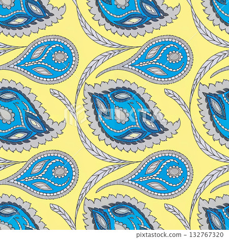 seamless vector pattern in the style of art deco, vintage, retro, vintage, wallpaper, design, textile, wrapping paper, packaging, background 132767320