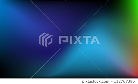 Dark Abstract Gradient Background with Deep Blue and Cyan Glow 132767390