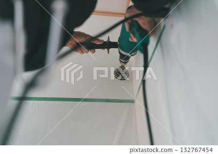 牆壁 牆 手 132767454