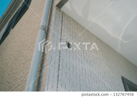 constructing, residence, outer wall 132767456