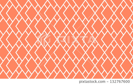The geometric pattern with lines. Seamless vector background. White and pink texture. Graphic modern pattern. Simple lattice graphic design 132767600