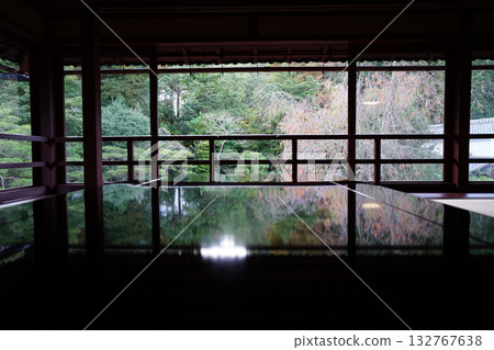 View from the second floor of Sakamoto Kyu-Chikurin-in Temple View from the second floor of Sakamoto Kyu-Chikurin-in Temple 132767638