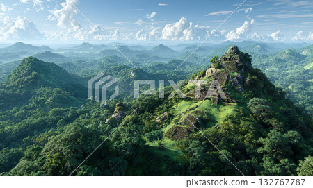 山頂古代遺跡的圖片 山頂古代遺跡的圖片 132767787