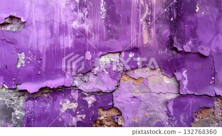 AI Image: Weathered purple wall AI Image: Weathered purple wall 132768360