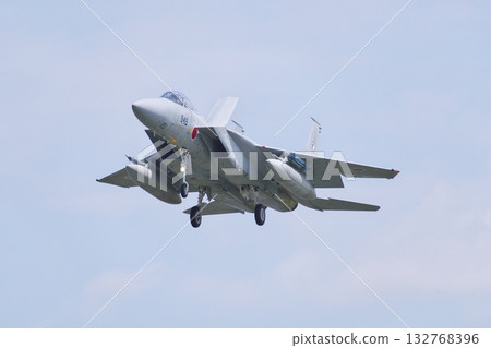 飛行訓練小組準備著陸，假想敵部隊的F-15J戰鬥機 132768396