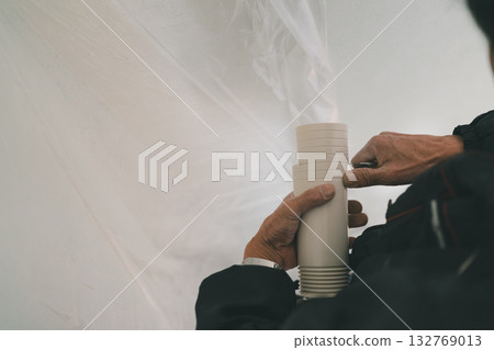 air conditioning, wall, walls 132769013