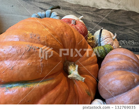 Various pumpkins Various pumpkins 132769035