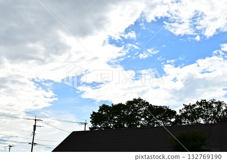 Beautiful countryside landscape with clouds and sky Beautiful countryside landscape with clouds and sky 132769190