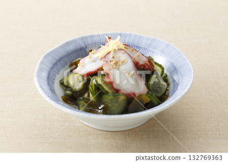 Tattoo cucumber vinegared sauce 132769363