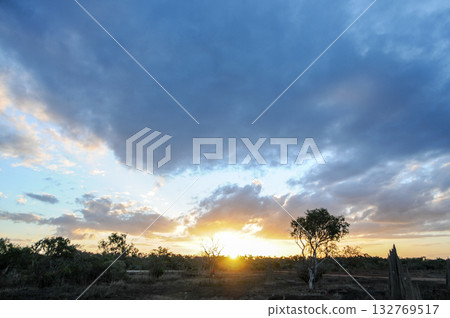 The rough outback of Northern Queensland 132769517