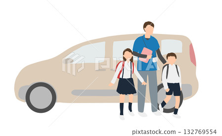 After-school day care pick-up and drop-off 132769554