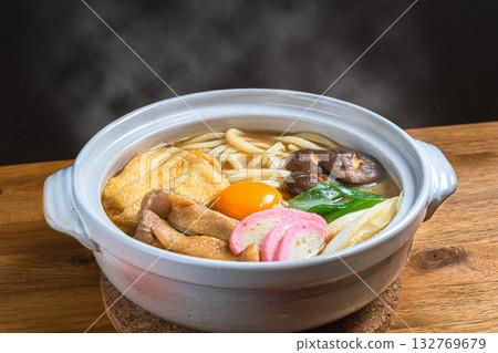 Miso stew udon Miso stew udon 132769679