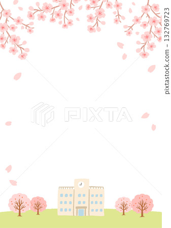 Spring New School Year Support Campaign Advertisement Illustration and Design 132769723