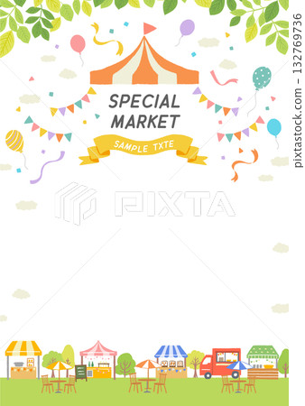 Marche event illustration frame 132769736