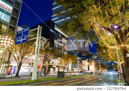Nagoya City, Naka Ward, Sakae, Hirokoji-dori, Nishiki 3-chome Illumination BINO Sakae The Landmark Nagoya Nagoya City, Naka Ward, Sakae, Hirokoji-dori, Nishiki 3-chome Illumination BINO Sakae The Landmark Nagoya 132769764