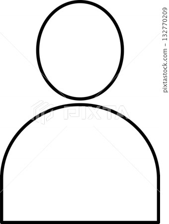 simple icon of a person simple icon of a person 132770209