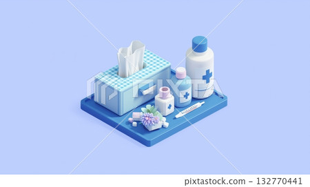 等距醫療用品和組織收集 132770441