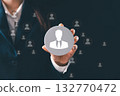 Company compete to recruit right candidate, human resources teams conduct interviews, data-driven analysis to assess soft skill, ensure effective selection of team members with the ideal skill set. 132770472