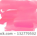 Cherry blossom watercolor texture. Pink brush painting, background material 132770502