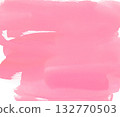 Cherry blossom watercolor texture. Pink brush painting, background material 132770503