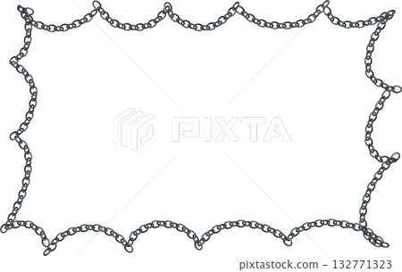 鏈輪的鋸齒狀框架 132771323