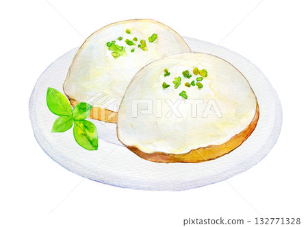 水彩插畫,手繪插畫,檸檬蛋糕 水彩插畫,手繪插畫,檸檬蛋糕 132771328