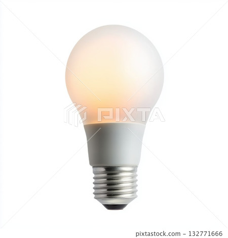 Light bulb glowing softly, illuminating a warm ambiance in a modern setting for various lighting needs Light bulb glowing softly, illuminating a warm ambiance in a modern setting for various lighting needs 132771666
