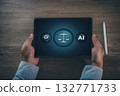 ethic ai policies to reduce AI Ethics and Justice Scale on Digital Tablet legal regulation involves the enforcement of laws 132771733