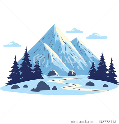 雪山風光 132772118