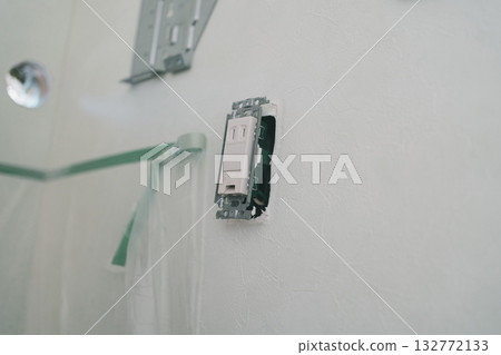constructing, outlet, electricity 132772133